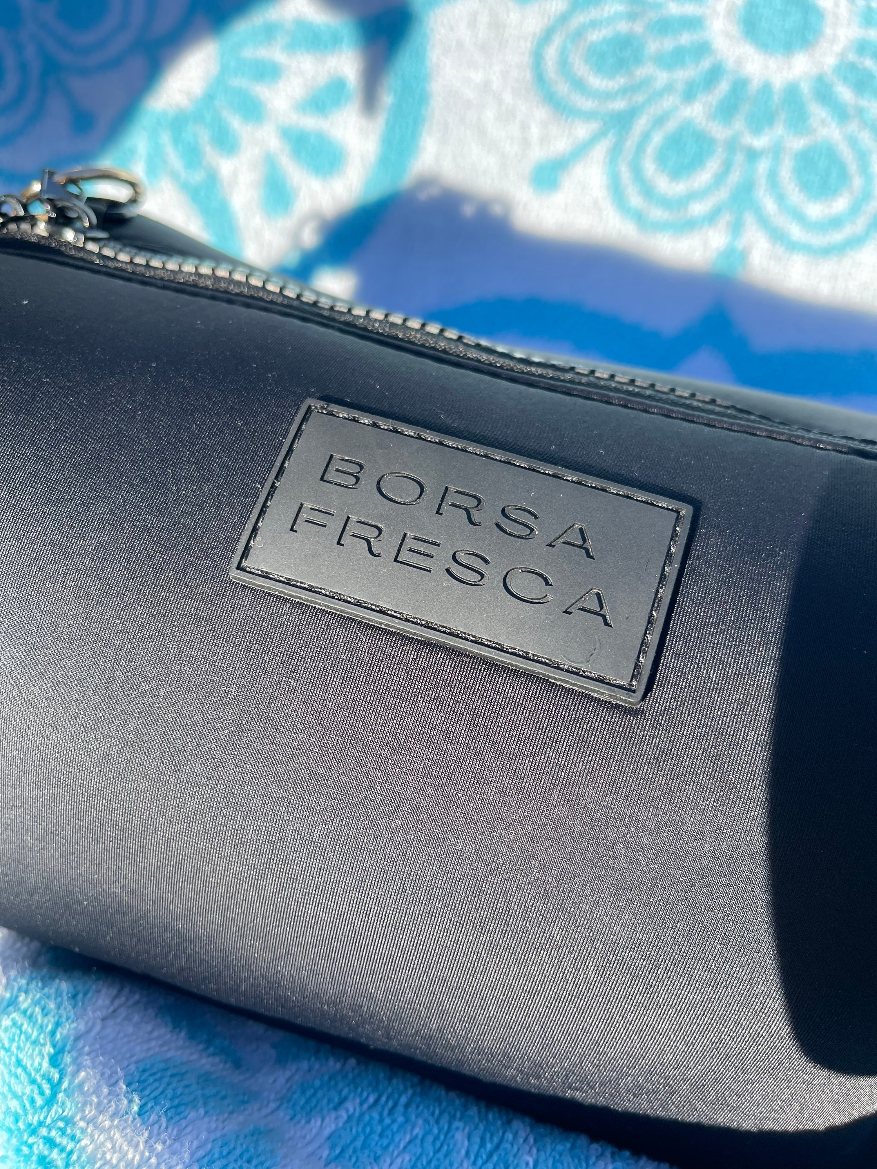 CHARCOAL BORSA FRESCA COSMETIC BAG