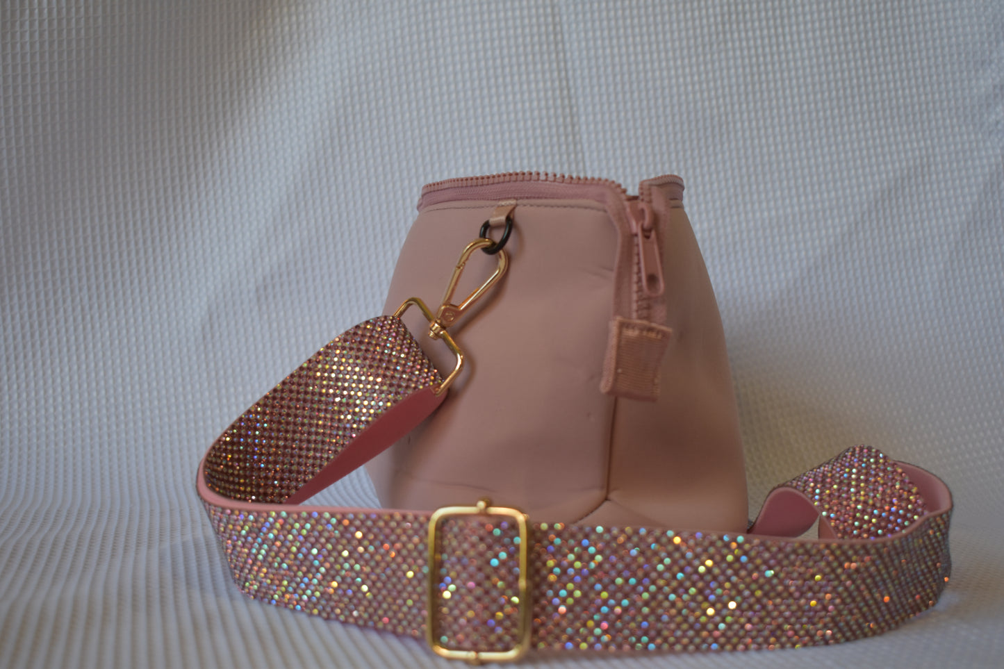 Pink rhinestone Purse Strap